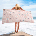 Checkerboard Beach Towel