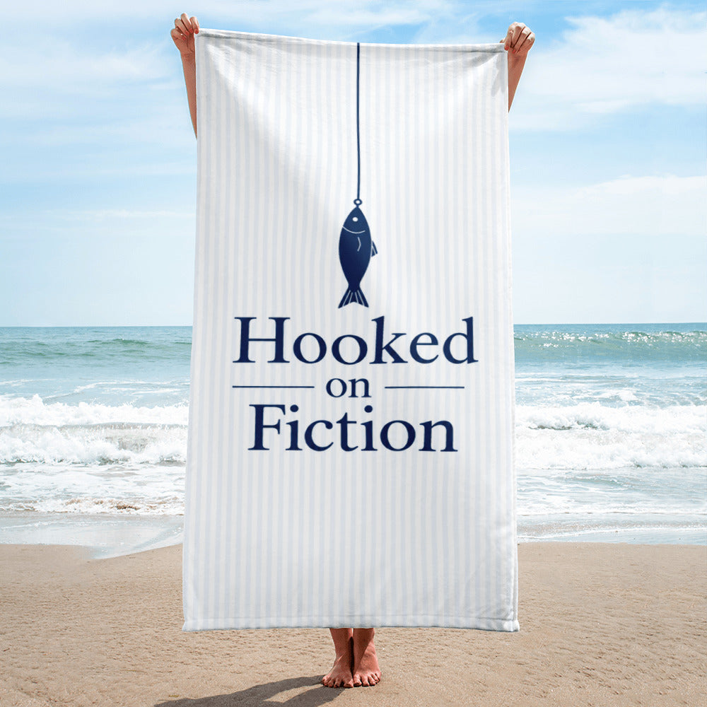 Hooked on Fiction Beach Towel