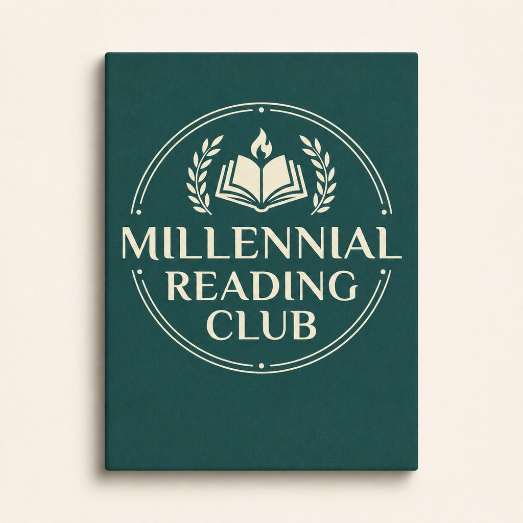Millennial Reading Club Canvas Art Print