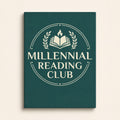 Millennial Reading Club Canvas Art Print