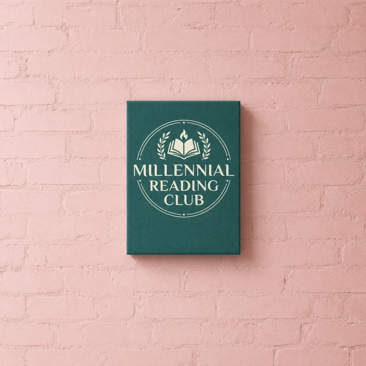Millennial Reading Club Canvas Art Print