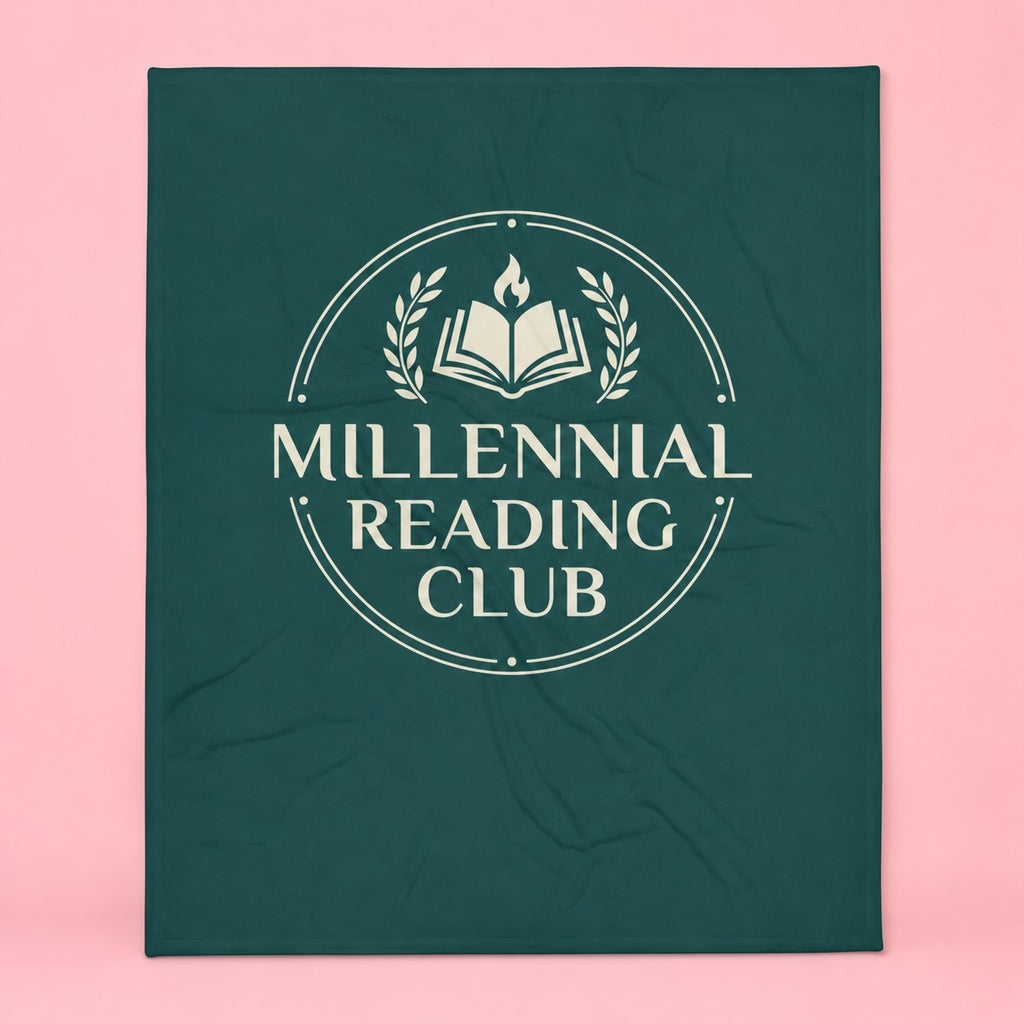 Millennial Reading Club Throw Blanket