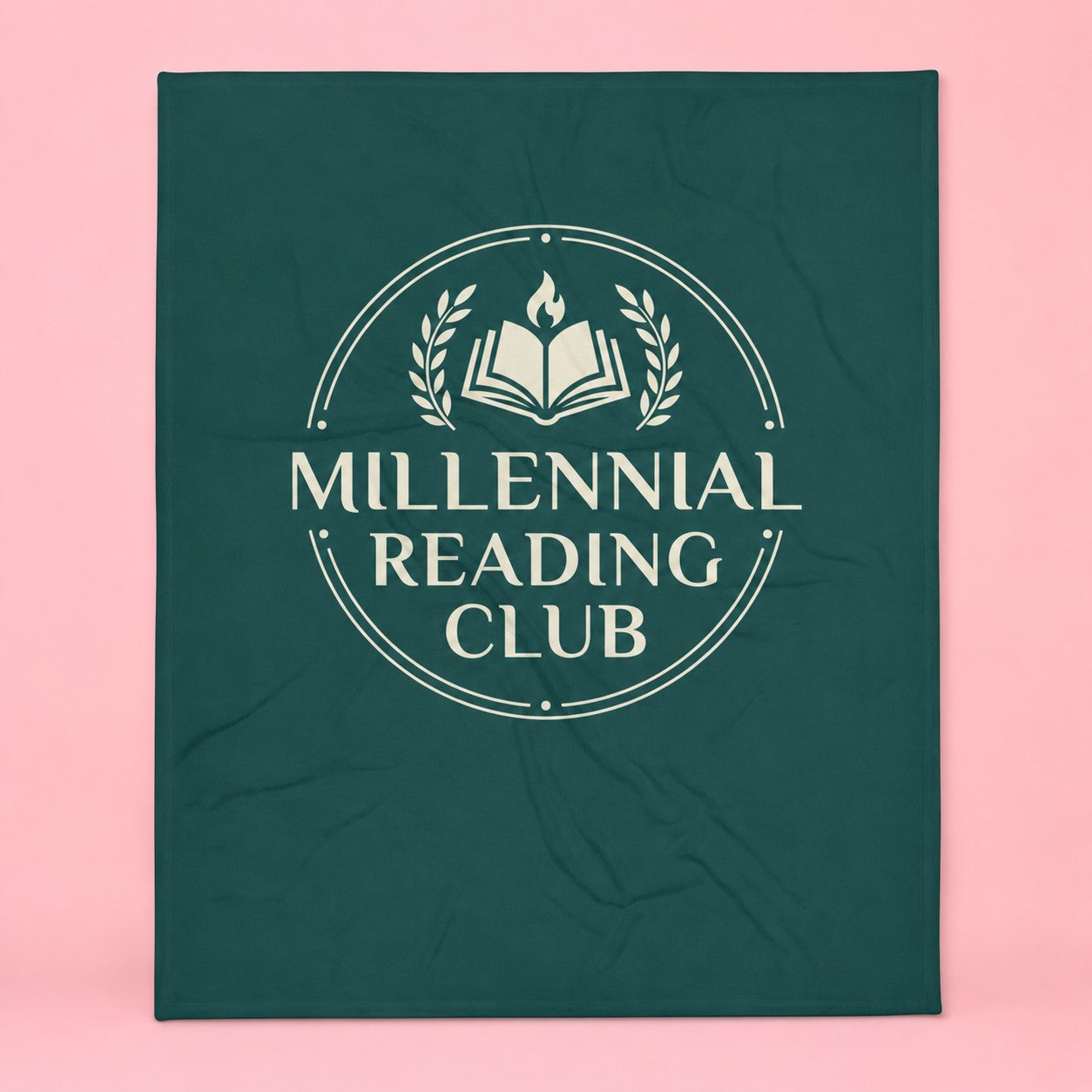 Millennial Reading Club Throw Blanket