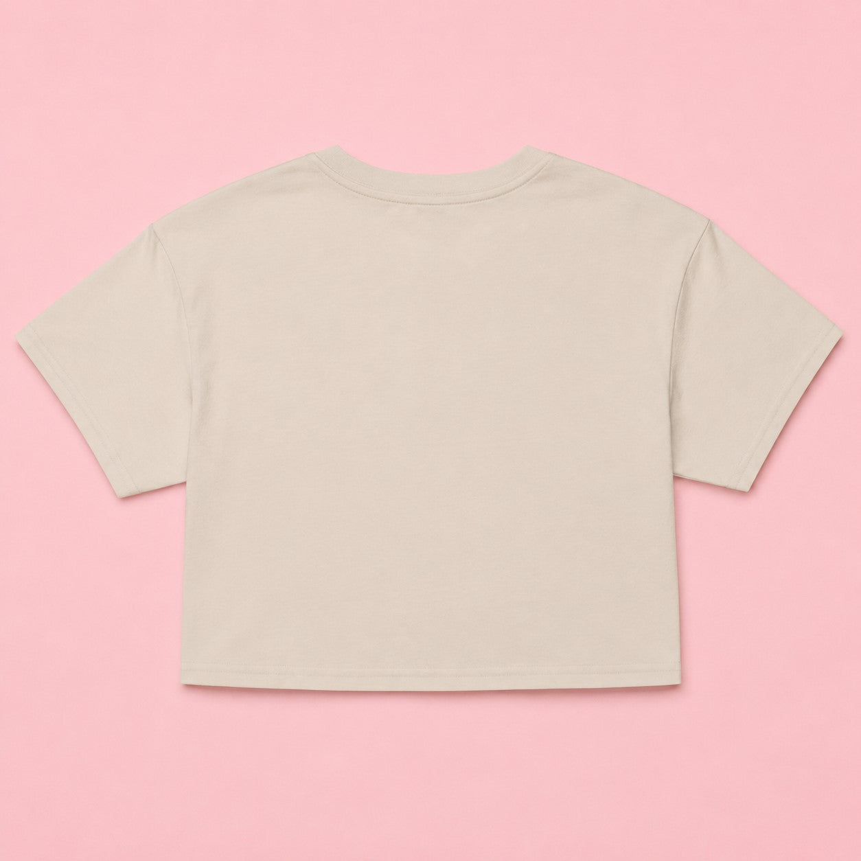 Tan Salty Overbooked Crop Top