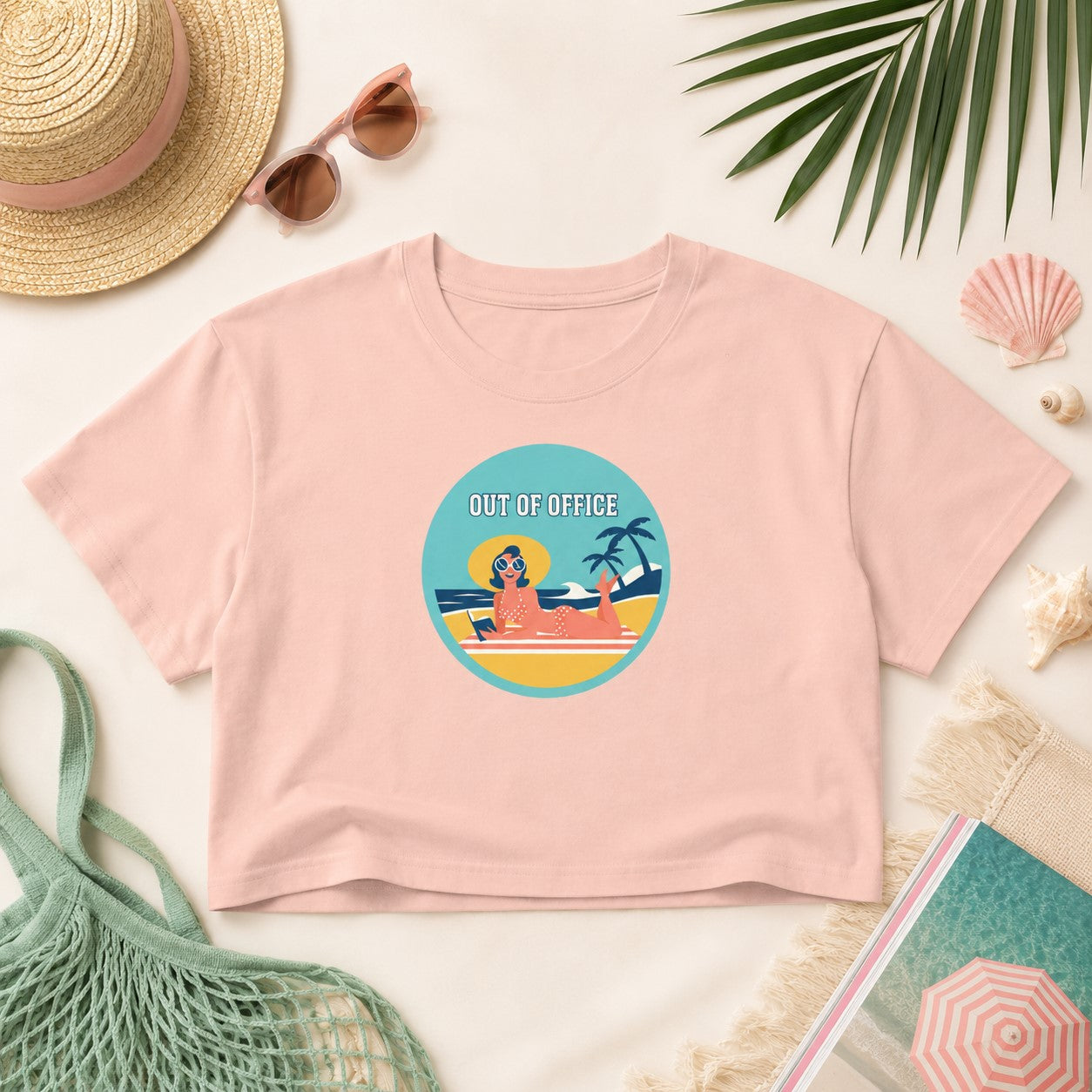 Out of Office Crop Top