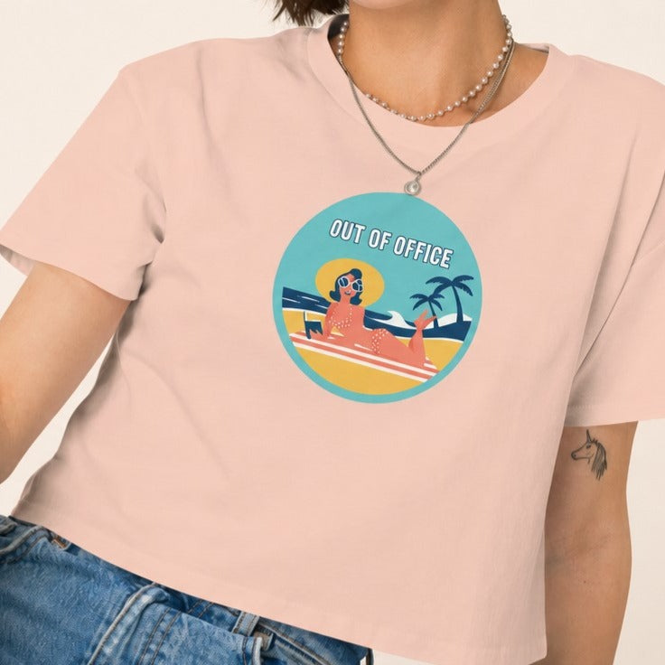 Out of Office Crop Top