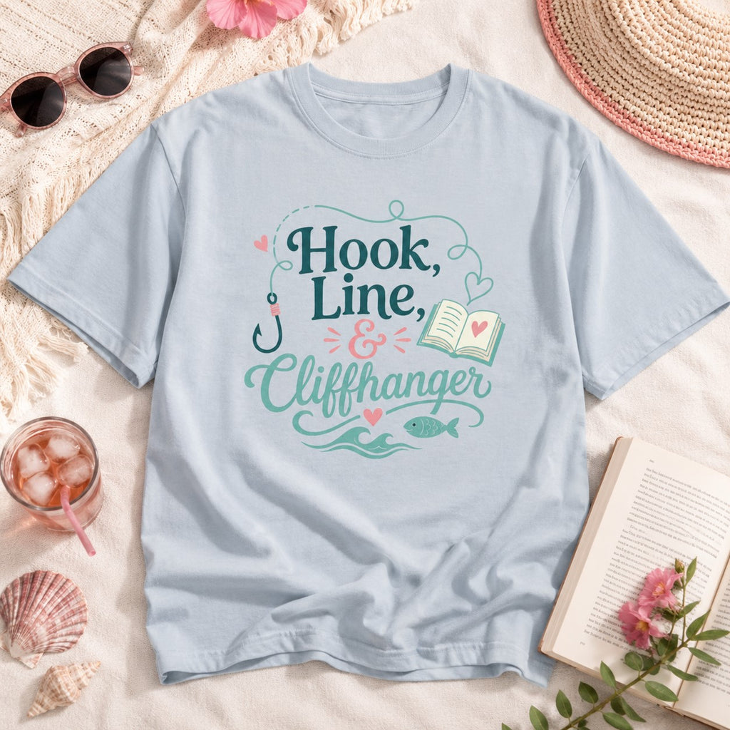 Hook, Line, & Cliffhanger Oversized Tee
