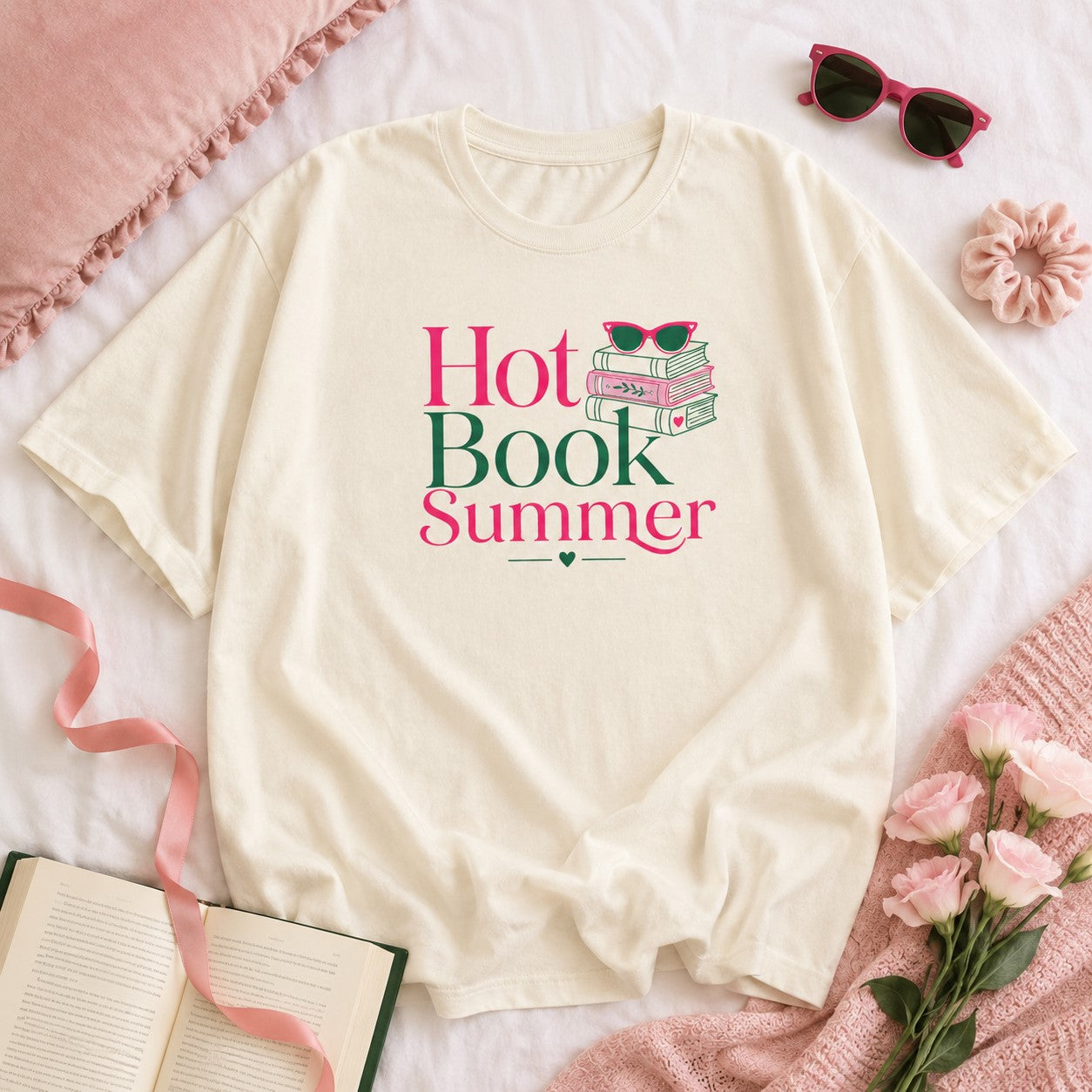 Hot Book Summer Oversized Tee