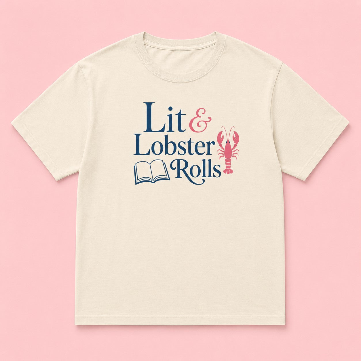 Lit & Lobster Rolls Oversized Tee