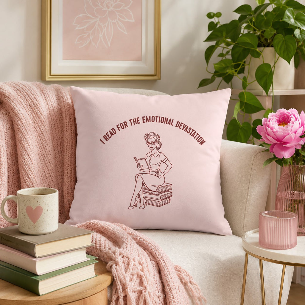 Emotional Devastation Throw Pillow