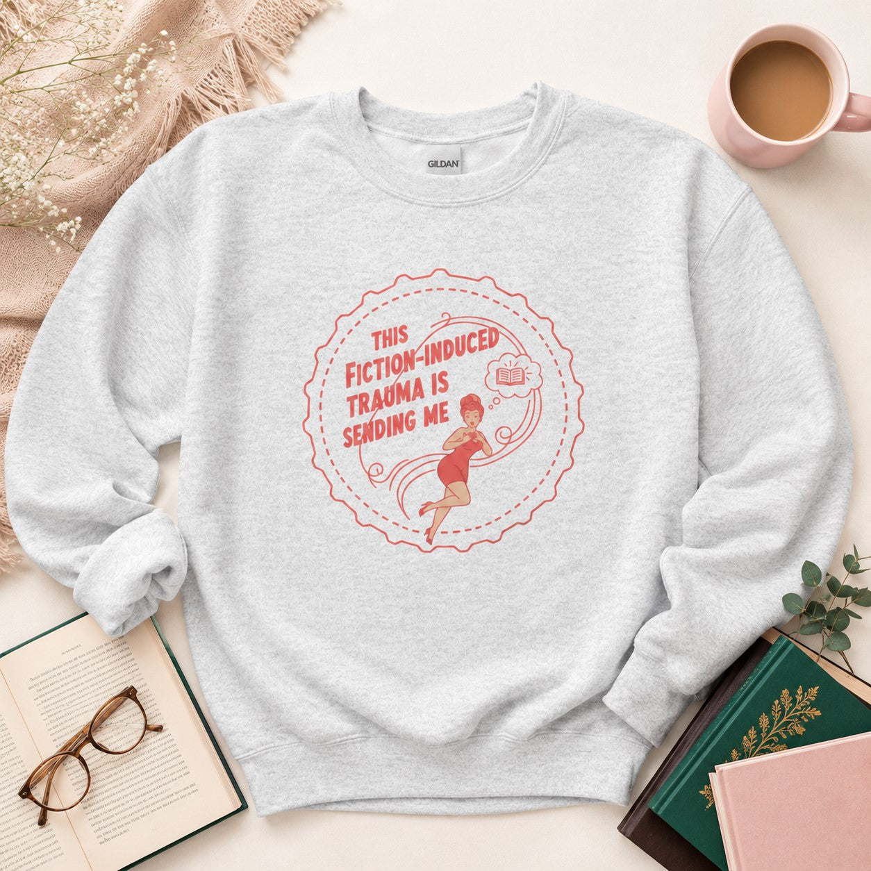 Fiction-Induced Trauma Sweatshirt