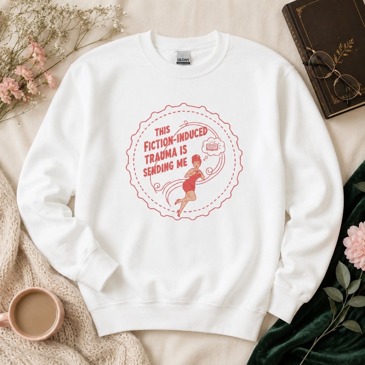 Fiction-Induced Trauma Sweatshirt