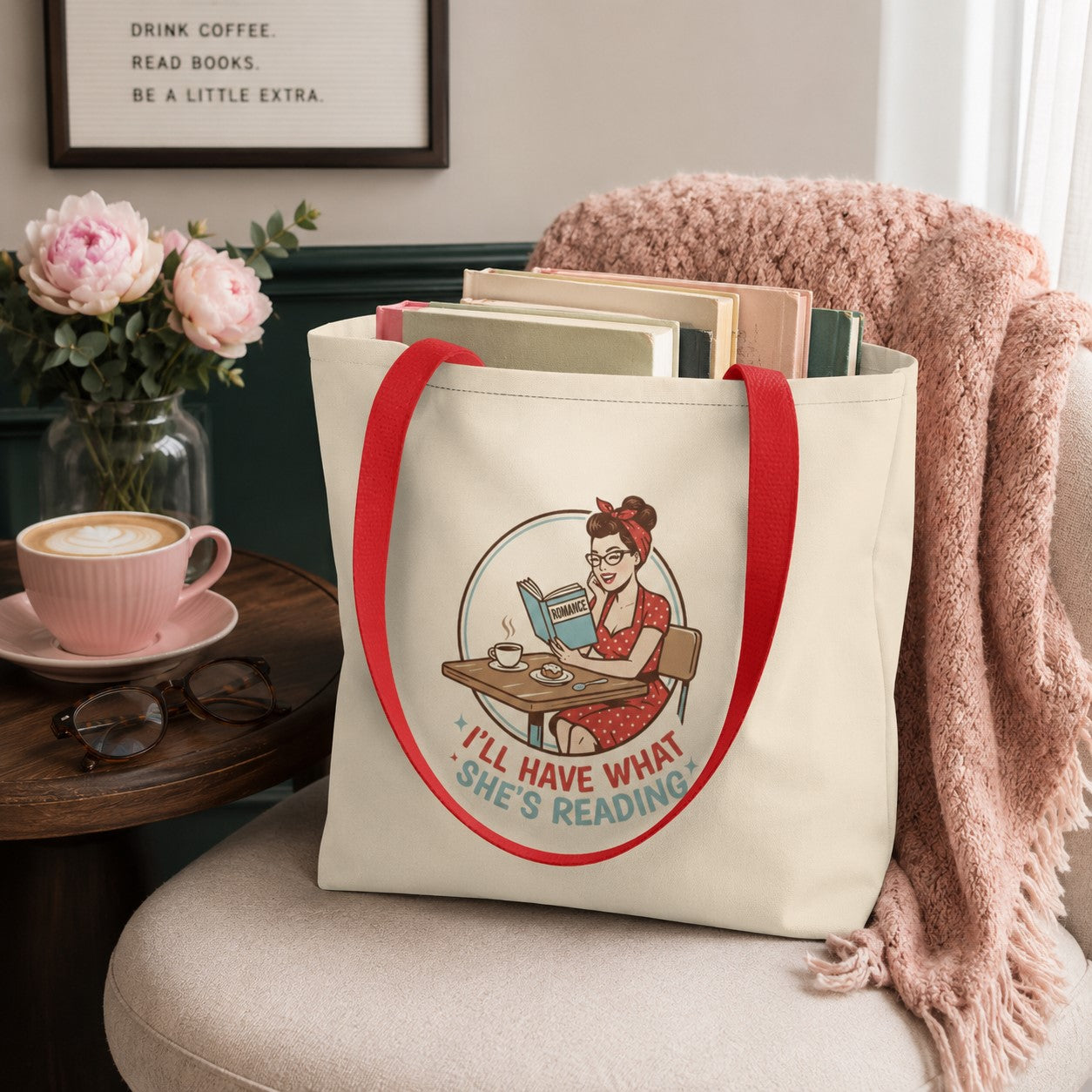 What She's Reading Tote