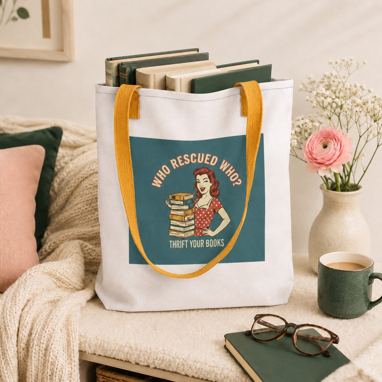 Thrift Your Books Tote