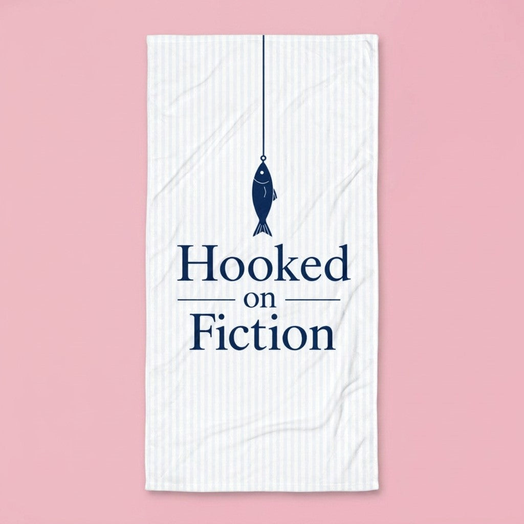 Hooked on Fiction Beach Towel