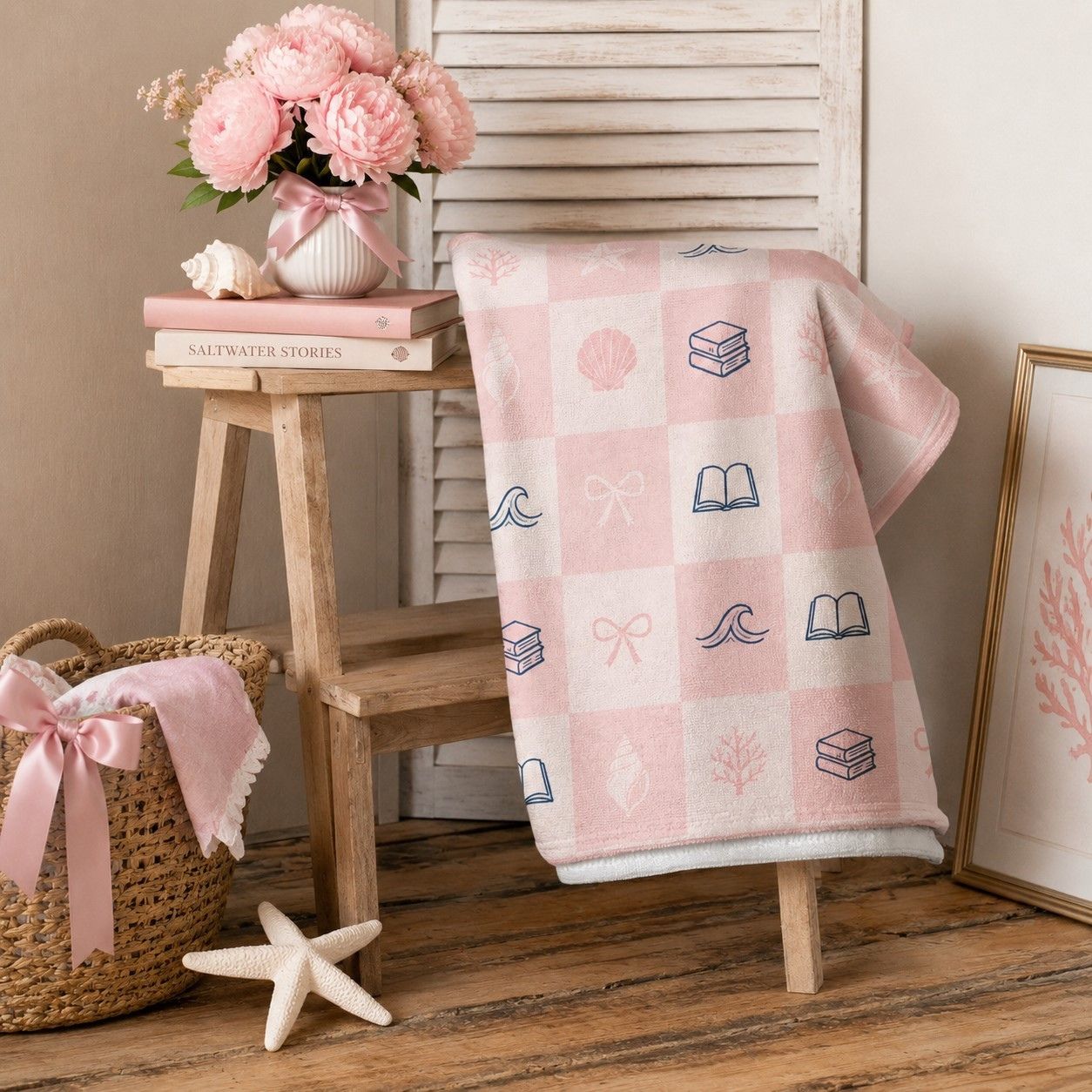 Checkerboard Beach Towel