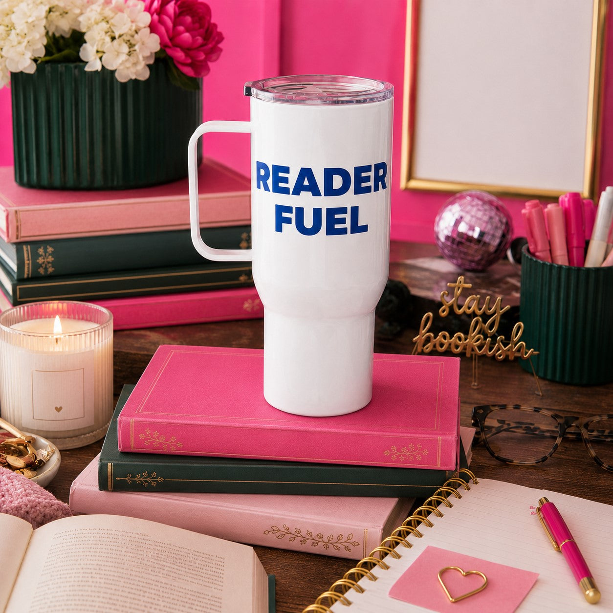 Reader Fuel Travel Mug