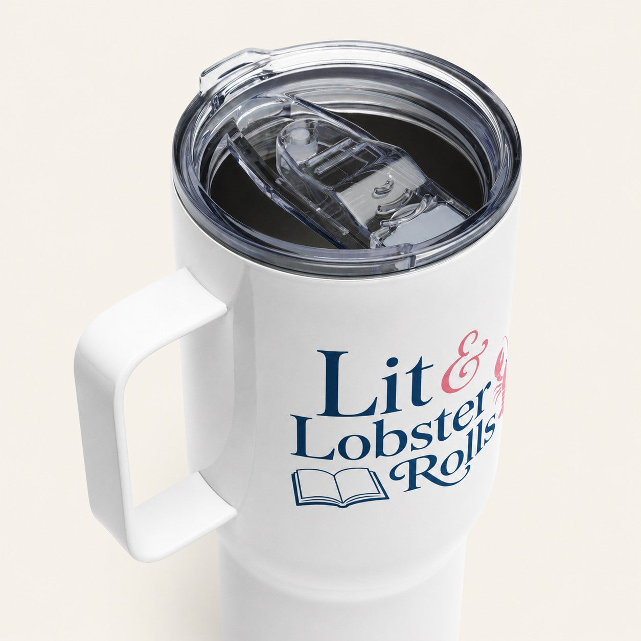 Lit & Lobster Rolls Travel Mug